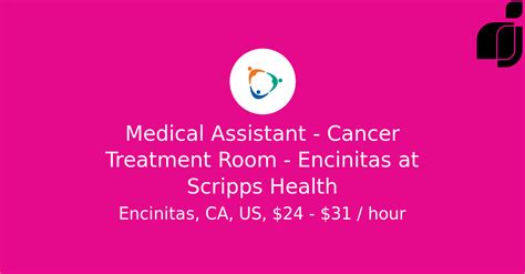 Medical Assistant Cancer Treatment Room Encinitas Job In Encinitas Medical Assistant Cancer Treatment Room Encinitas Job In Encinitas