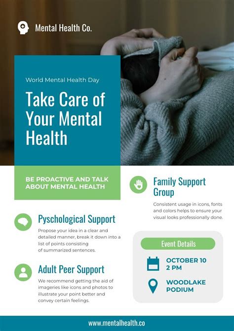 Mental Health Awareness Poster Free Poster Template Piktochart Mental Health Awareness Poster Free Poster Template Piktochart