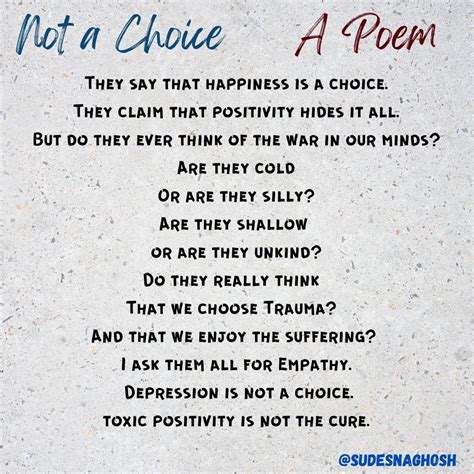 Mental Health Poems