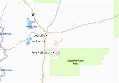 Michelin North Fort Polk Map Viamichelin Michelin North Fort Polk Map Viamichelin