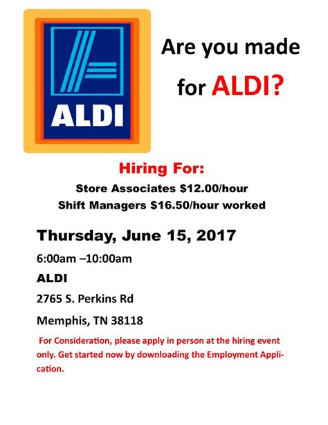 Midsouth Job List Aldi Hiring Event Midsouth Job List Aldi Hiring Event