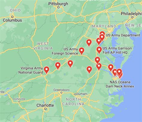 Military Bases In Virginia A List Of All 19 Bases In Va