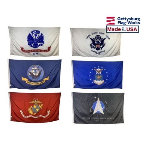 Military Branches Combo Set 6 Branches Gettysburg Flag Works Military Branches Combo Set 6 Branches Gettysburg Flag Works