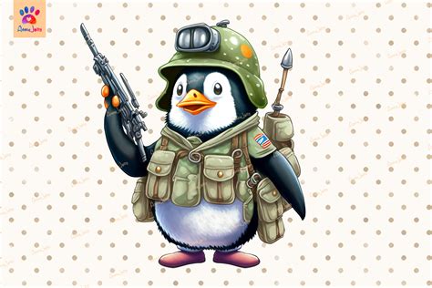 Military Penguin Clipart Animals Lover Graphic By Anniejolly Creative Military Penguin Clipart Animals Lover Graphic By Anniejolly Creative
