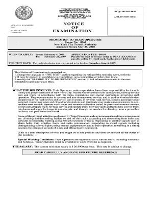 Mta Train Operator Exam Fill Online Printable Fillable Blank Mta Train Operator Exam Fill Online Printable Fillable Blank