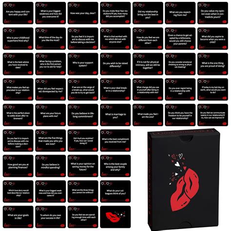Mustacti 50 Sheets Couple Interactive Card Set Interesting Ambiguous