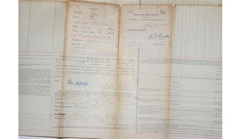Muster Roll For 35Th New York Infantry 1863 Horse Soldier Muster Roll For 35Th New York Infantry 1863 Horse Soldier