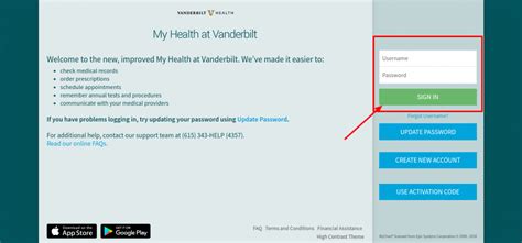 My Health At Vanderbilt Login
