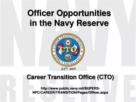 Navy Reserve Officer Opportunities