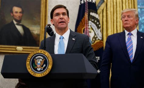 New Defense Secretary Sworn In To Succeed Mattis Wpec New Defense Secretary Sworn In To Succeed Mattis Wpec