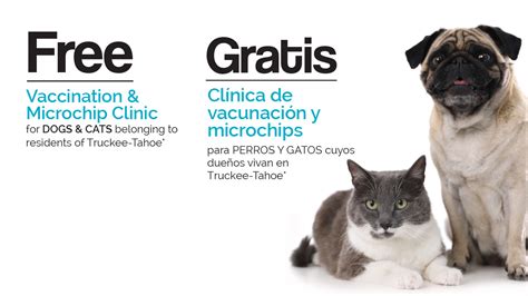New Location Free Vaccination Microchip Clinic Truckee Northlake Humane Society Of Truckee Tahoe