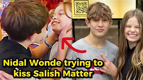 Nidal Wonder Was Seen Kissing Salish On The Cheek Youtube