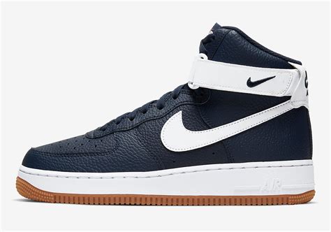 Nike Air Force 1 High Obsidian At7653 400 Release Info Sneakernews Com