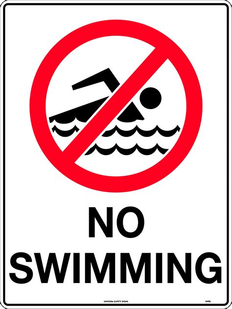 5 No Swim Flags