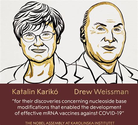 Nobel Prize Goes To Scientists Behind Mrna Covid Vaccines Nobel Prize Goes To Scientists Behind Mrna Covid Vaccines