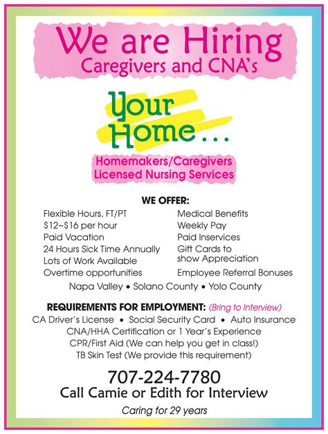 Now Hiring Caregivers And Cna S Napa Chamber Of Commerce Now Hiring Caregivers And Cna S Napa Chamber Of Commerce