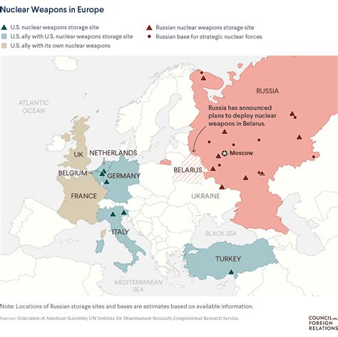 Nuclear Weapons In Europe Mapping U S And Russian Deployments Nuclear Weapons In Europe Mapping U S And Russian Deployments
