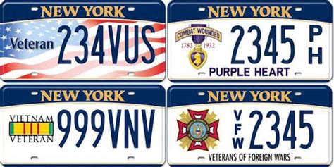 Ny Makes Veterans License Plates Available With Service Branches Ny Makes Veterans License Plates Available With Service Branches
