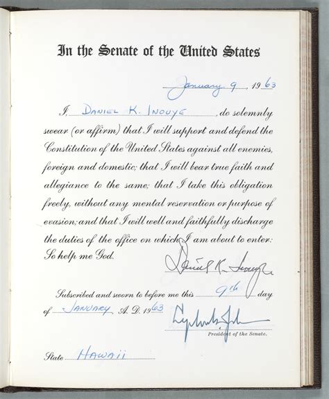 Oath Of Office Oath Of Office