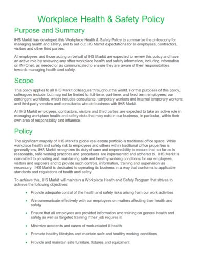 Occupational Health And Safety Policy And Occupational Health And Occupational Health And Safety Policy And Occupational Health And