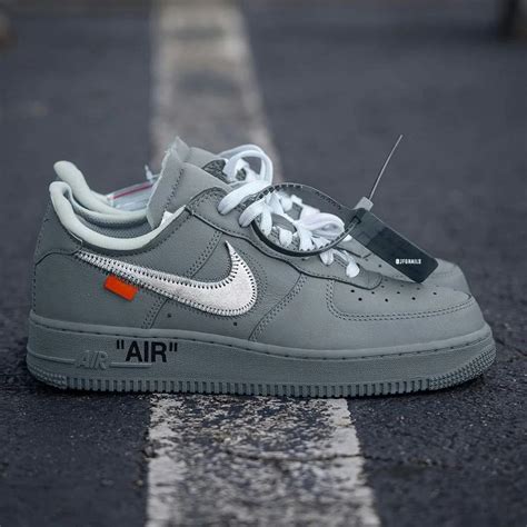 Off White X Nike Air Force 1 Low Ghost Grey Paris Exclusive Release Off White X Nike Air Force 1 Low Ghost Grey Paris Exclusive Release