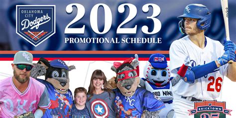 Okc Dodgers Announce Special Promotions For First Half Of 2023 Season Okc Dodgers Announce Special Promotions For First Half Of 2023 Season