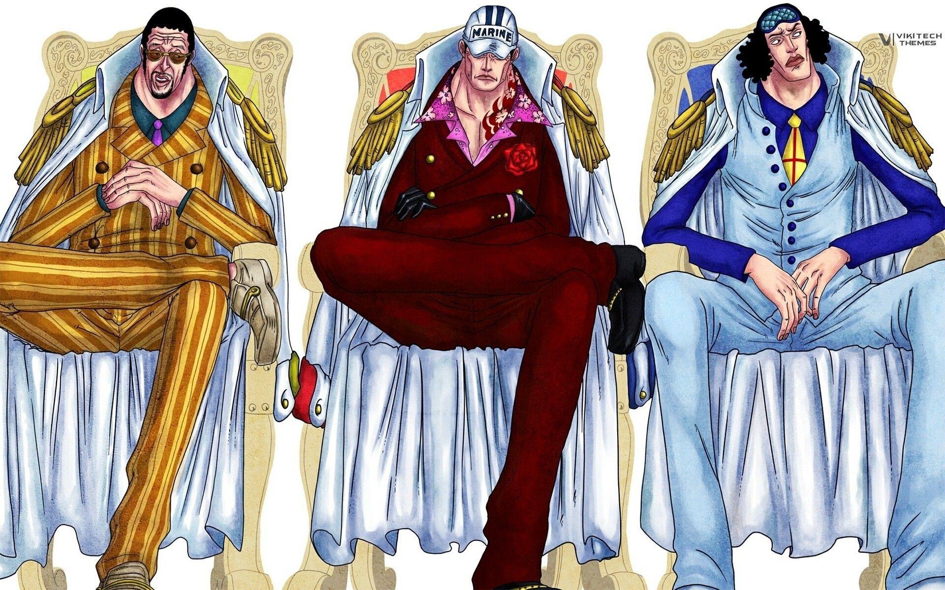 One Piece Navy Admirals