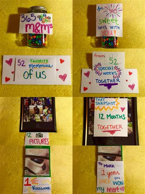 One Year Dating Anniversary Gift Ideas