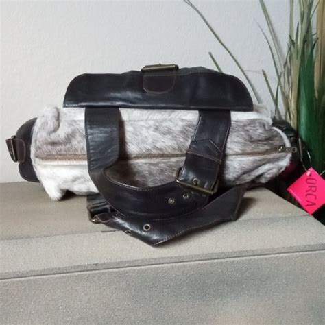 Orca London Bags New Orca London Gray Brown Calf Skin And Fur Orca London Bags New Orca London Gray Brown Calf Skin And Fur