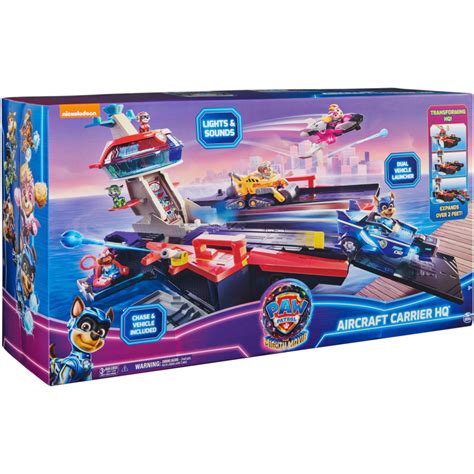 Paw Patrol The Mighty Movie Aircraft Carrier Hq Shop Now