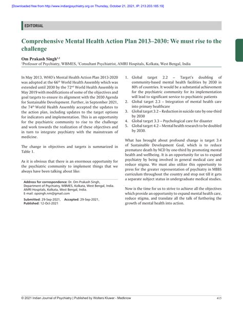 Pdf Comprehensive Mental Health Action Plan 2013 2030 We Must Rise Pdf Comprehensive Mental Health Action Plan 2013 2030 We Must Rise