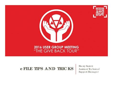 Pdf Sherry Surrett Efile Tips And Tricks Assistant Technical Efile Pdf Sherry Surrett Efile Tips And Tricks Assistant Technical Efile