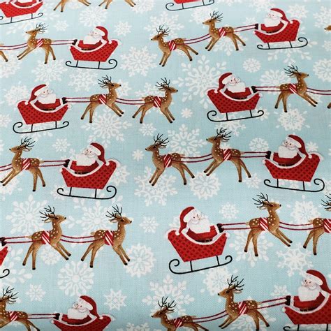 Peace Goodwill Studio E Fabrics Santa Sleighs Reindeer On Light Peace Goodwill Studio E Fabrics Santa Sleighs Reindeer On Light