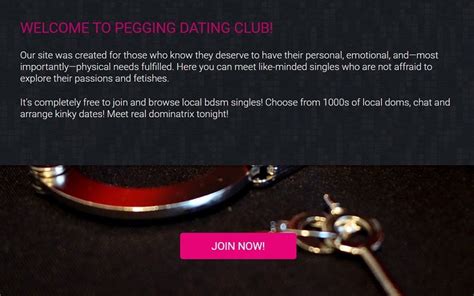 Pegging Dating Sites