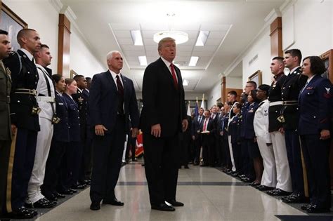 Pentagon Meeting About Trump