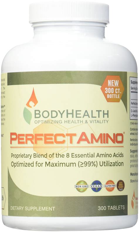 Perfect Amino 300 Tablets 8 Essential Amino Acid Tablets With Bcaa By Perfect Amino 300 Tablets 8 Essential Amino Acid Tablets With Bcaa By