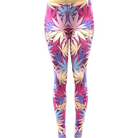 Pink Pot Leaf Marijuana Weed Pants Leggings One Size Fits Most Paykoc Pink Pot Leaf Marijuana Weed Pants Leggings One Size Fits Most Paykoc
