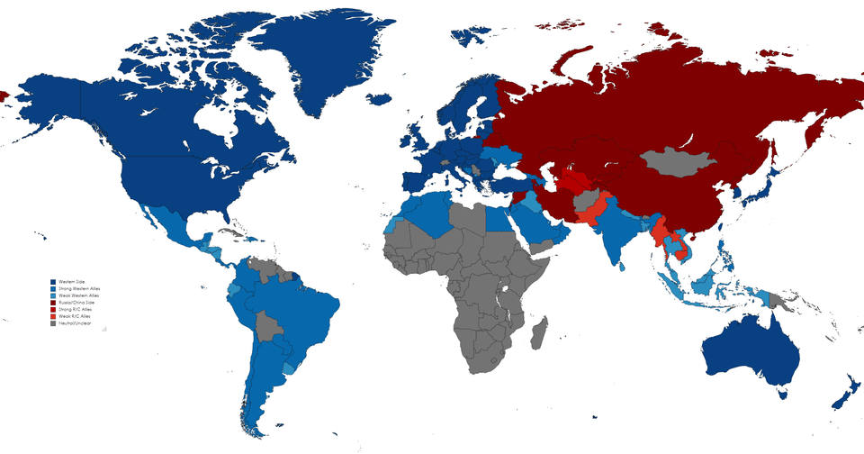 Possible Ww3 Alliances Mostly Based On Current Military Treaties Possible Ww3 Alliances Mostly Based On Current Military Treaties