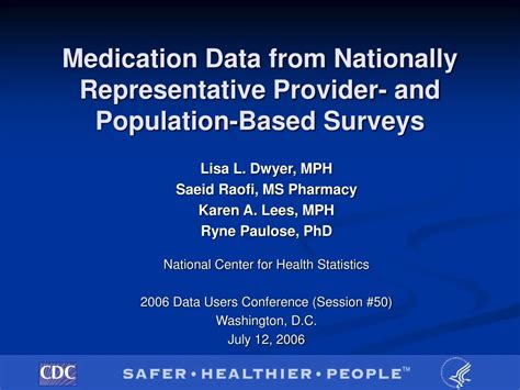Ppt Medication Data From Nationally Representative Provider And Ppt Medication Data From Nationally Representative Provider And