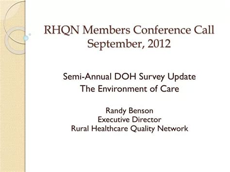 Ppt Rhqn Members Conference Call September 2012 Powerpoint Ppt Rhqn Members Conference Call September 2012 Powerpoint