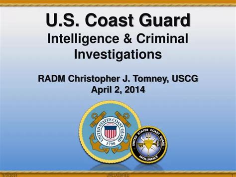 Ppt U S Coast Guard Intelligence Criminal Investigations Radm