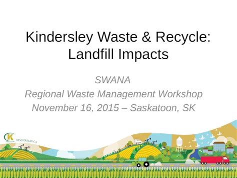 Pptx Kindersley Waste Recycle Landfill Impacts Swana Regional