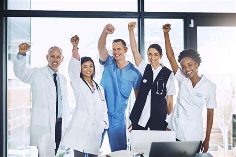 Premium Photo Doctor Team And Celebration In Healthcare For Winning Premium Photo Doctor Team And Celebration In Healthcare For Winning