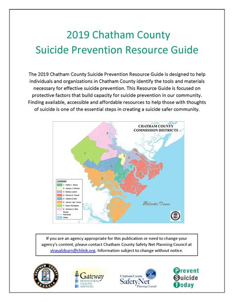 Prevent Suicide Today Resource Guide Final Page 01 Chatham County Prevent Suicide Today Resource Guide Final Page 01 Chatham County