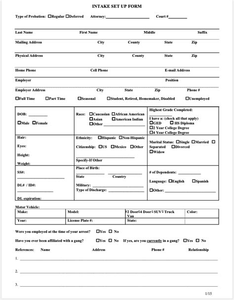 Probation Intake Process Explained