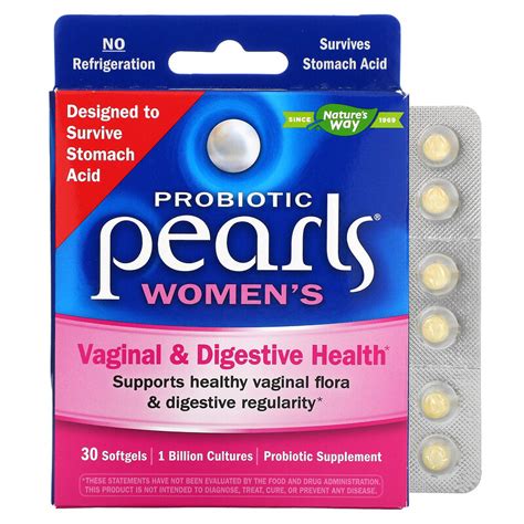 Probiotic Pearls Women S For Vaginal Digestive Health 30 Softgels