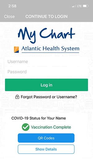 Proof Of Vaccination With The Mychart App Atlantic Health Proof Of Vaccination With The Mychart App Atlantic Health