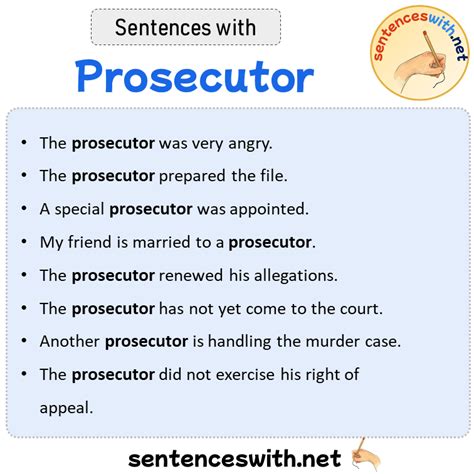 5 Prosecutor Sentence Tips