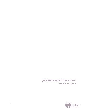 Qfc Employment Regulations Fill Online Printable Fillable Blank Qfc Employment Regulations Fill Online Printable Fillable Blank