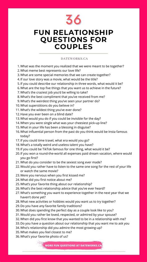 Boyfriend Quiz Questions to Ask Lover